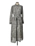 1.State Paisley Gray Casual Dress Size L - photo 1
