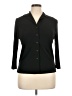 Gianni Black 3/4 Sleeve Button-Down Shirt Size XL - photo 1
