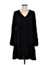 Mittoshop 100% Polyester Solid Black Casual Dress Size M - photo 1