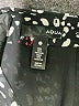 Aqua 100% Polyester Floral Black Casual Skirt Size S - photo 4