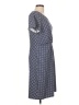 Talbots Argyle Blue Casual Dress Size L - photo 4