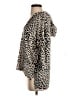Chaser Animal Print Tan Cardigan Size S - photo 5