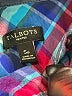 Talbots 100% Cotton Plaid Blue Long Sleeve Button-Down Shirt Size S (petite) - photo 7