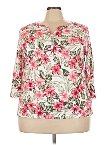 Karen Scott 3/4 Sleeve T-Shirt (view 1)
