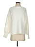 Line & Dot Solid Ivory Pullover Sweater Size S - photo 1