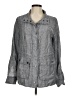 Caslon 100% Linen Gray Jacket Size M - photo 1