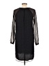 CAbi 100% Polyester Chevron-herringbone Black Casual Dress Size XS - photo 2