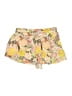 Roxy 100% Viscose Floral Yellow Shorts Size L - photo 1