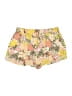 Roxy 100% Viscose Floral Yellow Shorts Size L - photo 2