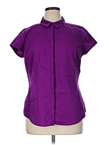 Worthington Short Sleeve Blouse (view 1)