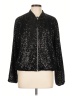 Ann Taylor LOFT Metallic Black Jacket Size L - photo 1