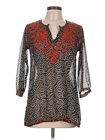 Gretchen Scott Designs 3/4 Sleeve Blouse (view 1)