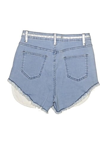 Lipstick Denim Shorts (view 2)