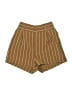 Forever 21 Stripes Brown Shorts Size M - photo 1