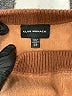 Club Monaco 100% Wool Color Block Solid Brown Wool Pullover Sweater Size S - photo 7