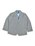 Assorted Brands 100% Polyester Solid Gray Blazer Size 8 - photo 1