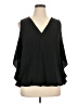 Thalia Sodi 100% Polyester Black Sleeveless Blouse Size XL - photo 1