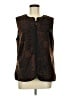 Bob Mackie 100% Polyester Brown Vest Size M - photo 1