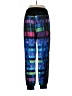Bebe Color Block Aztec Or Tribal Print Argyle Checkered-gingham Chevron-herringbone Graphic Houndstooth Ombre Stripes Tie-dye Blue Active Pants Size L - photo 2