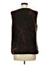 Bob Mackie 100% Polyester Brown Vest Size M - photo 2