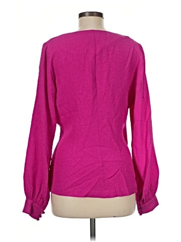 Trina Turk Long Sleeve Silk Top (view 2)