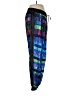 Bebe Color Block Aztec Or Tribal Print Argyle Checkered-gingham Chevron-herringbone Graphic Houndstooth Ombre Stripes Tie-dye Blue Active Pants Size L - photo 4