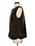 Bob Mackie 100% Polyester Brown Vest Size M - photo 5