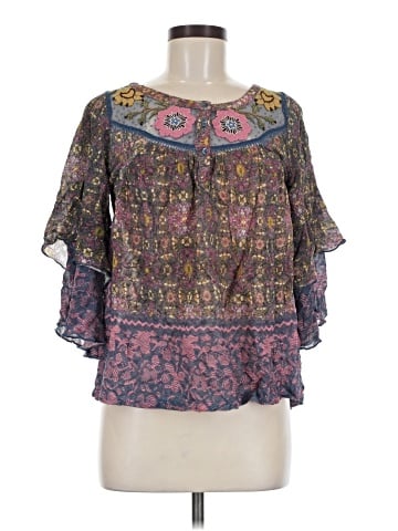 Anthropologie 3/4 Sleeve Blouse (view 1)