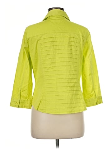 MULTIPLES 3/4 Sleeve Button-Down Shirt (view 2)