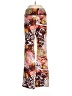 Win Win Paisley Brown Casual Pants Size Lg - XL - photo 1