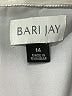 Bari Jay Solid Gray Cocktail Dress Size 14 - photo 4