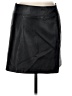 Apostrophe 100% Leather Black Leather Skirt Size 10 - photo 1
