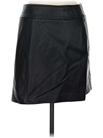 Apostrophe Leather Skirt (view 2)