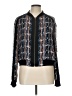 BCBGMAXAZRIA 100% Polyester Graphic Black Track Jacket Size L - photo 1