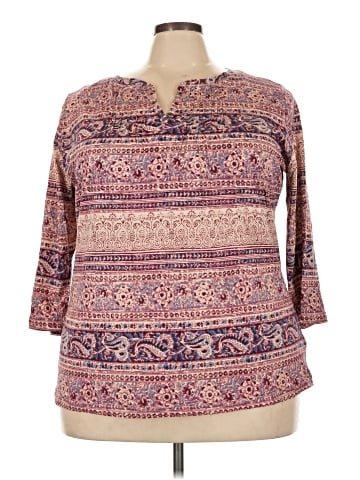 Chaps 3/4 Sleeve T-Shirt (view 1)