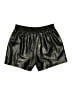 Alexander Wang 100% Lambskin Metallic Gold Black Shorts Size 6 - photo 2
