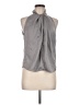 Glam 100% Polyester Gray Sleeveless Blouse Size M - photo 1