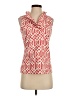 J. McLaughlin Red Sleeveless Blouse Size S - photo 1