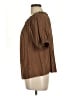 Mersea Brown Short Sleeve Blouse Size M - photo 5