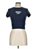 Pull&Bear Blue Short Sleeve Turtleneck Size L - photo 1