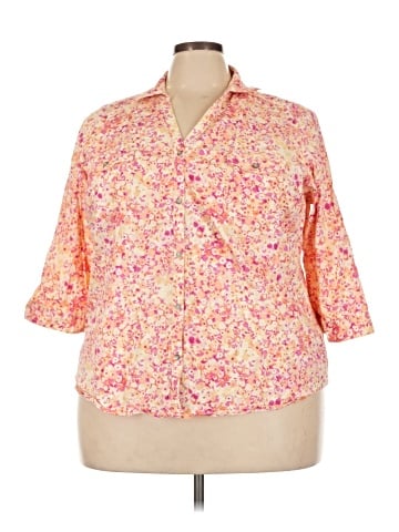 SONOMA life + style 3/4 Sleeve Button-Down Shirt (view 1)
