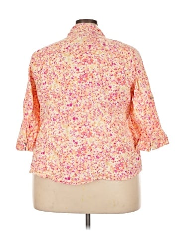 SONOMA life + style 3/4 Sleeve Button-Down Shirt (view 2)
