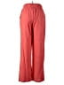Calligraphie Red Linen Pants Size M - photo 2