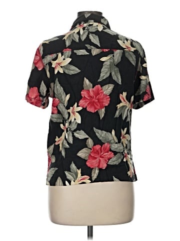 Caribbean Joe Short Sleeve Silk Top (view 2)