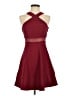 Emerald Sundae Burgundy Cocktail Dress Size S - photo 1