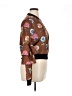 Jealous Tomato Floral Brown Jacket Size XL - photo 4