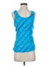 BCX Blue Sleeveless Top Size S - photo 1