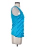BCX Blue Sleeveless Top Size S - photo 4