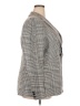Lane Bryant Houndstooth Gray Blazer Size 18 - photo 4