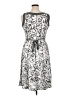 Perceptions Graphic Silver Cocktail Dress Size XL Petite - photo 2